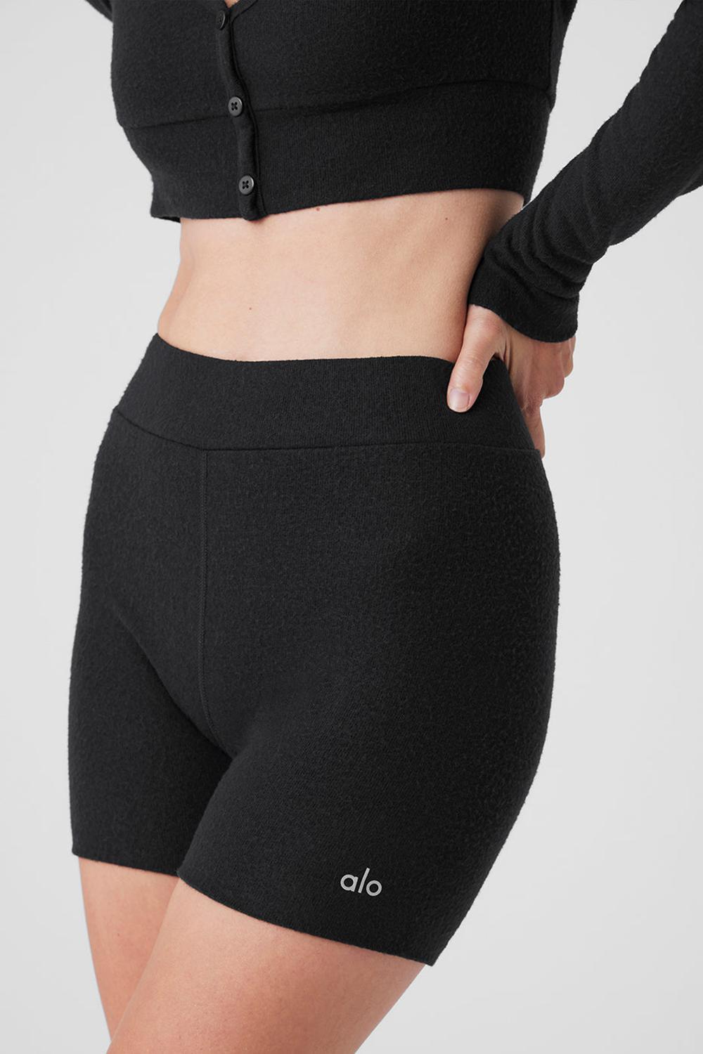Alo Yoga Alolux High-Waist Me Time Donna Short Nere | Italia  PKO-072459