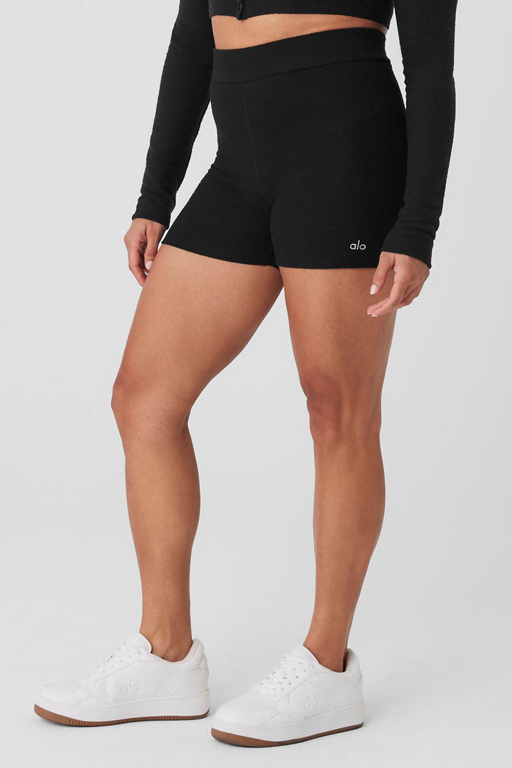 Alo Yoga Alolux High-Waist Me Time Donna Short Nere | Italia  PKO-072459