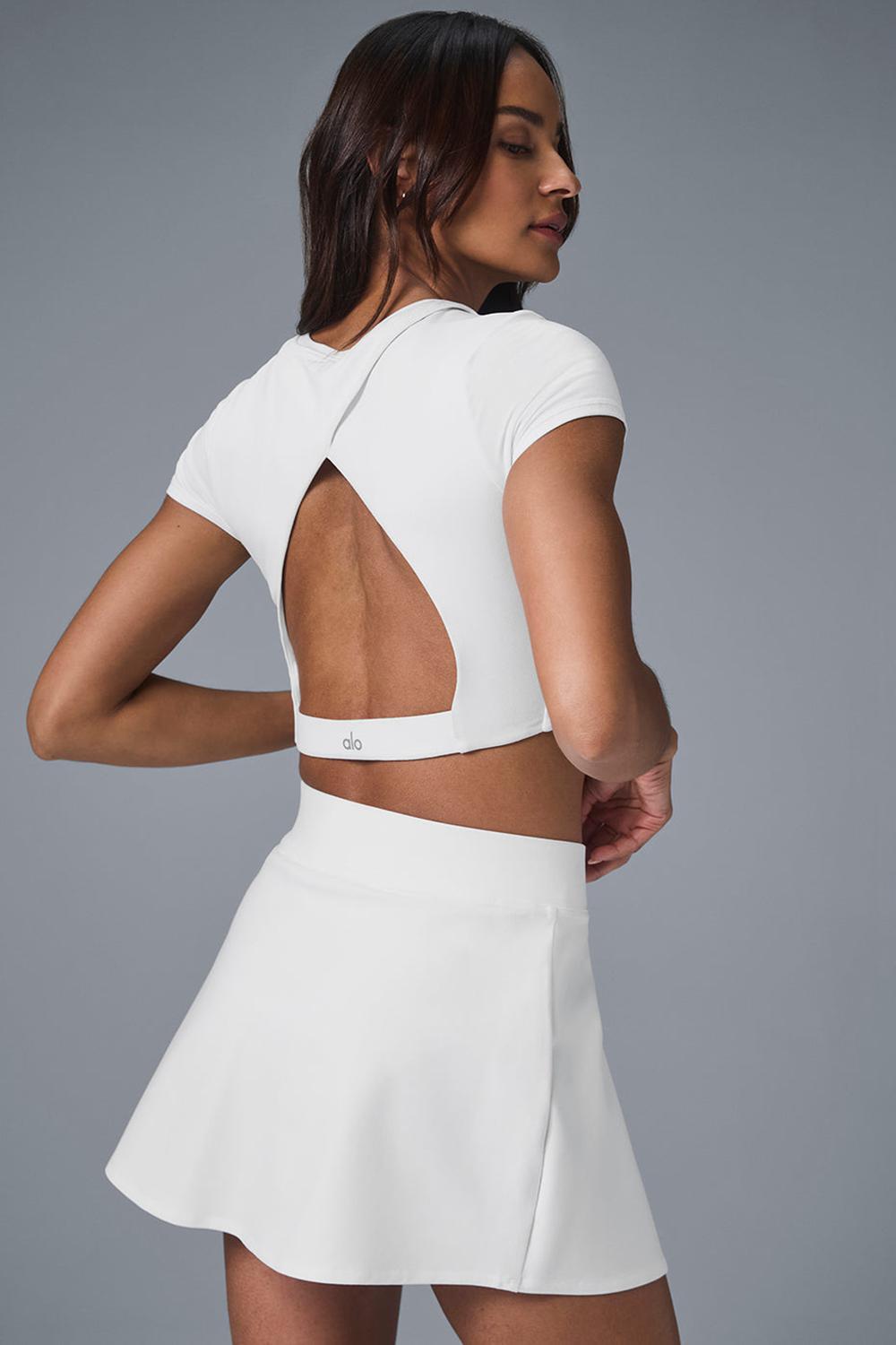 Alo Yoga Alosoft Backspin Donna Gonna Bianche | Italia  TRL-158264