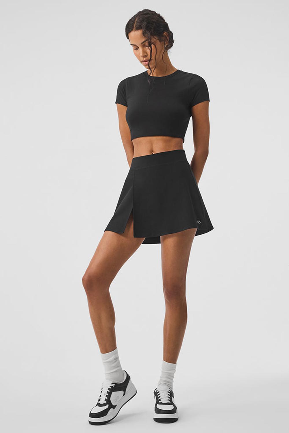 Alo Yoga Alosoft Backspin Donna Gonna Nere | Italia  FBI-052371