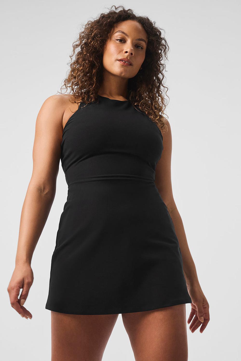 Alo Yoga Alosoft Backspin Donna Vestito Nere | Italia  DYX-598126
