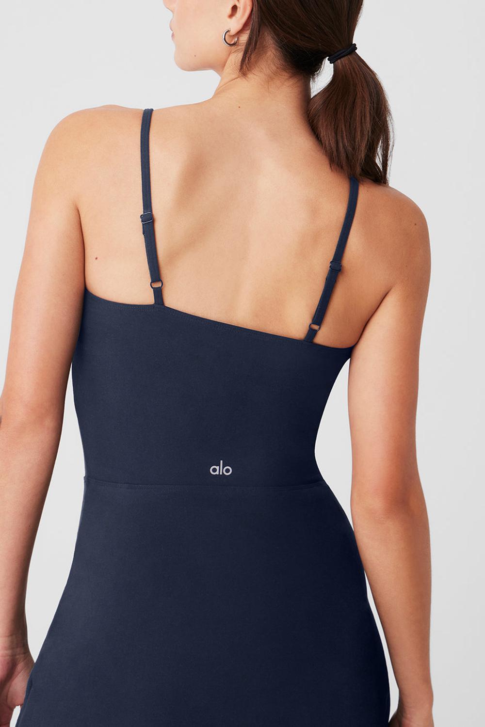 Alo Yoga Alosoft Courtside Tennis Donna Vestito Blu Marino | Italia  LJV-174365