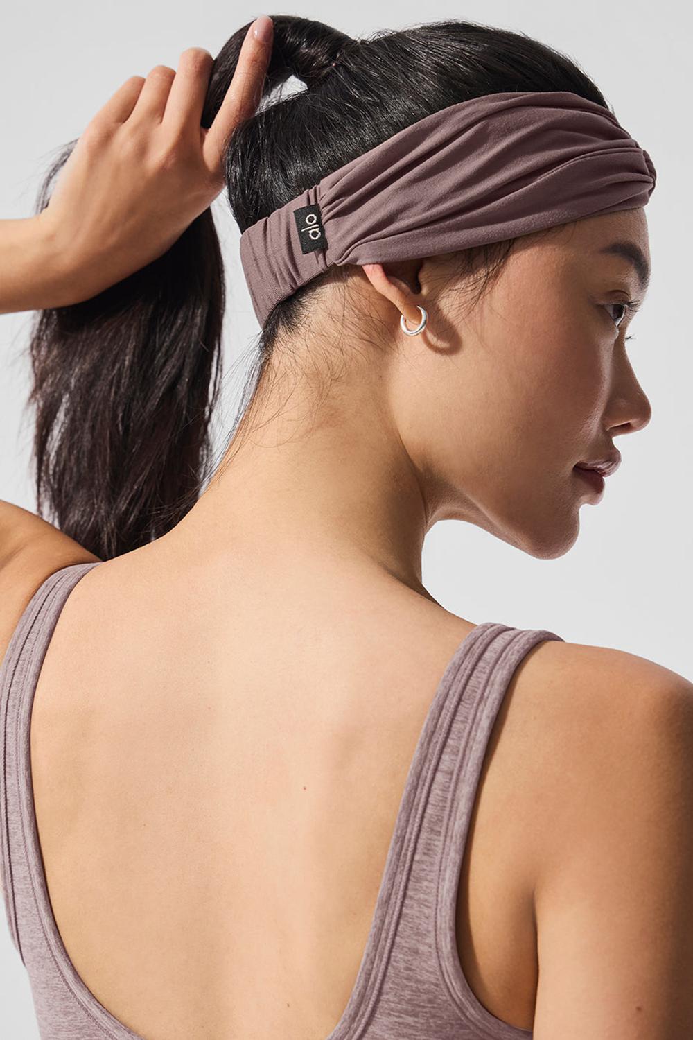 Alo Yoga Alosoft Donna Fasce Per Capelli Mushroom | Italia  JPM-280649