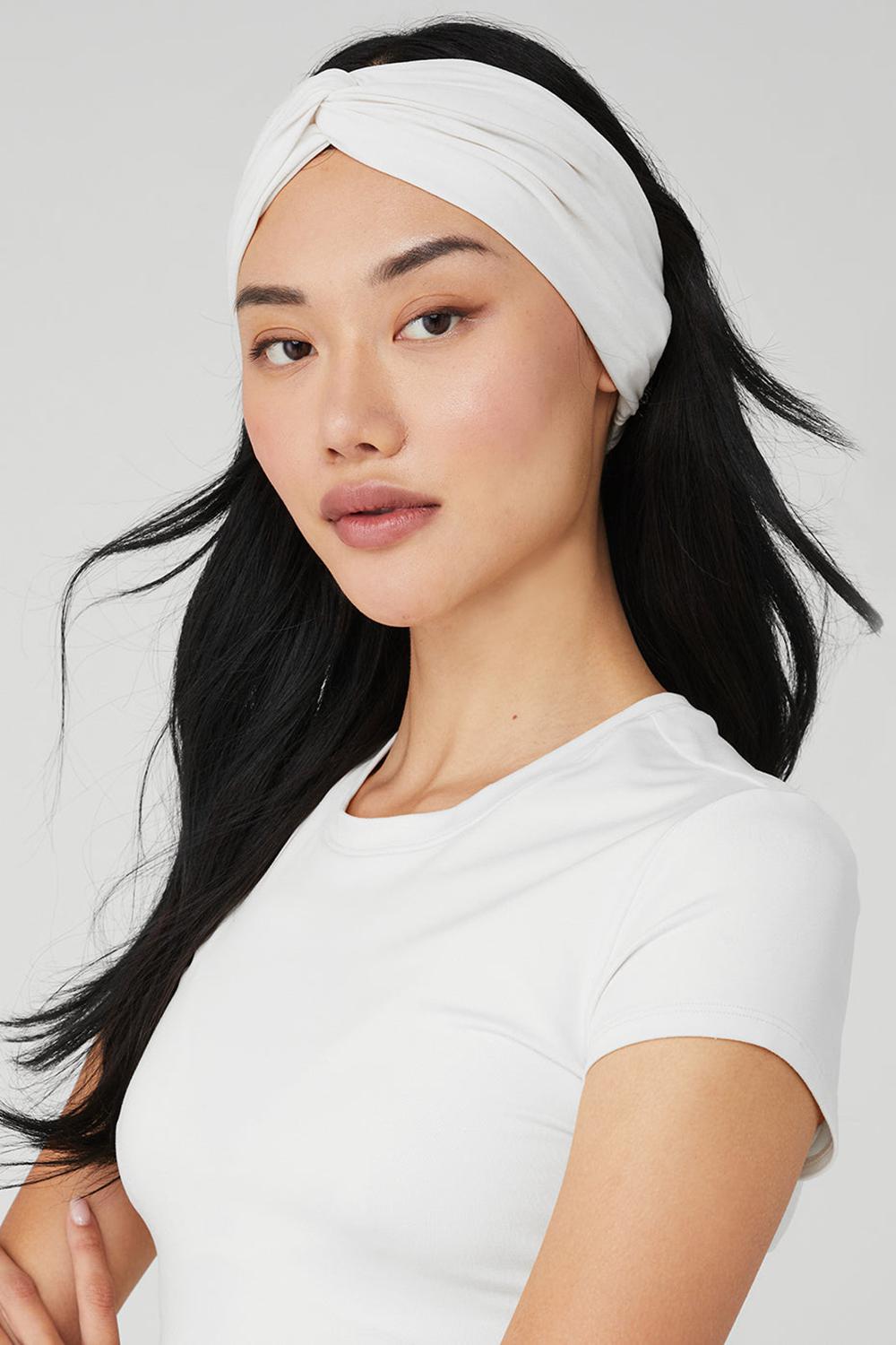 Alo Yoga Alosoft Donna Fasce Per Capelli Bianche | Italia  AOH-748621