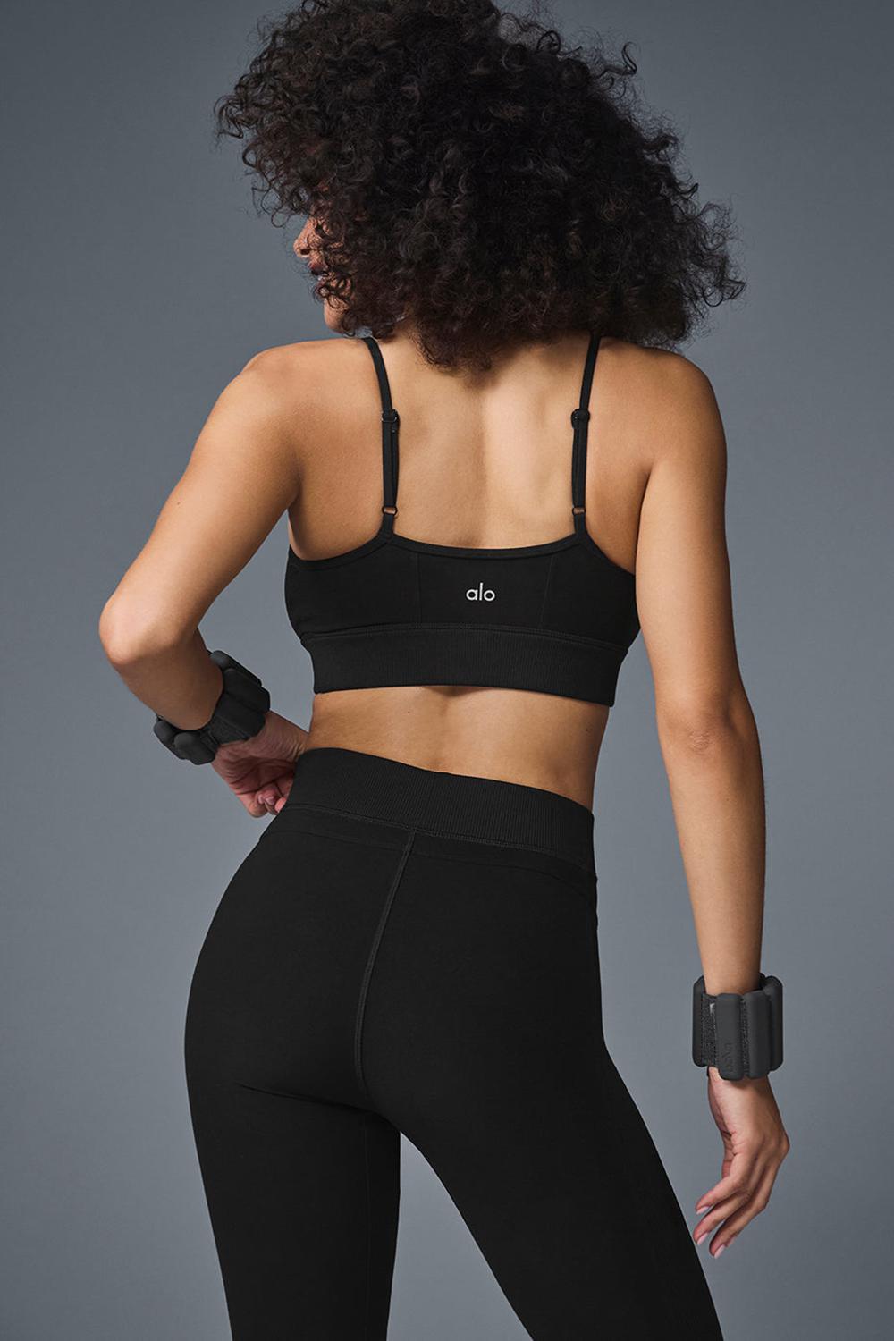 Alo Yoga Alosoft Head Start Donna Reggiseno Nere | Italia  PVC-517462