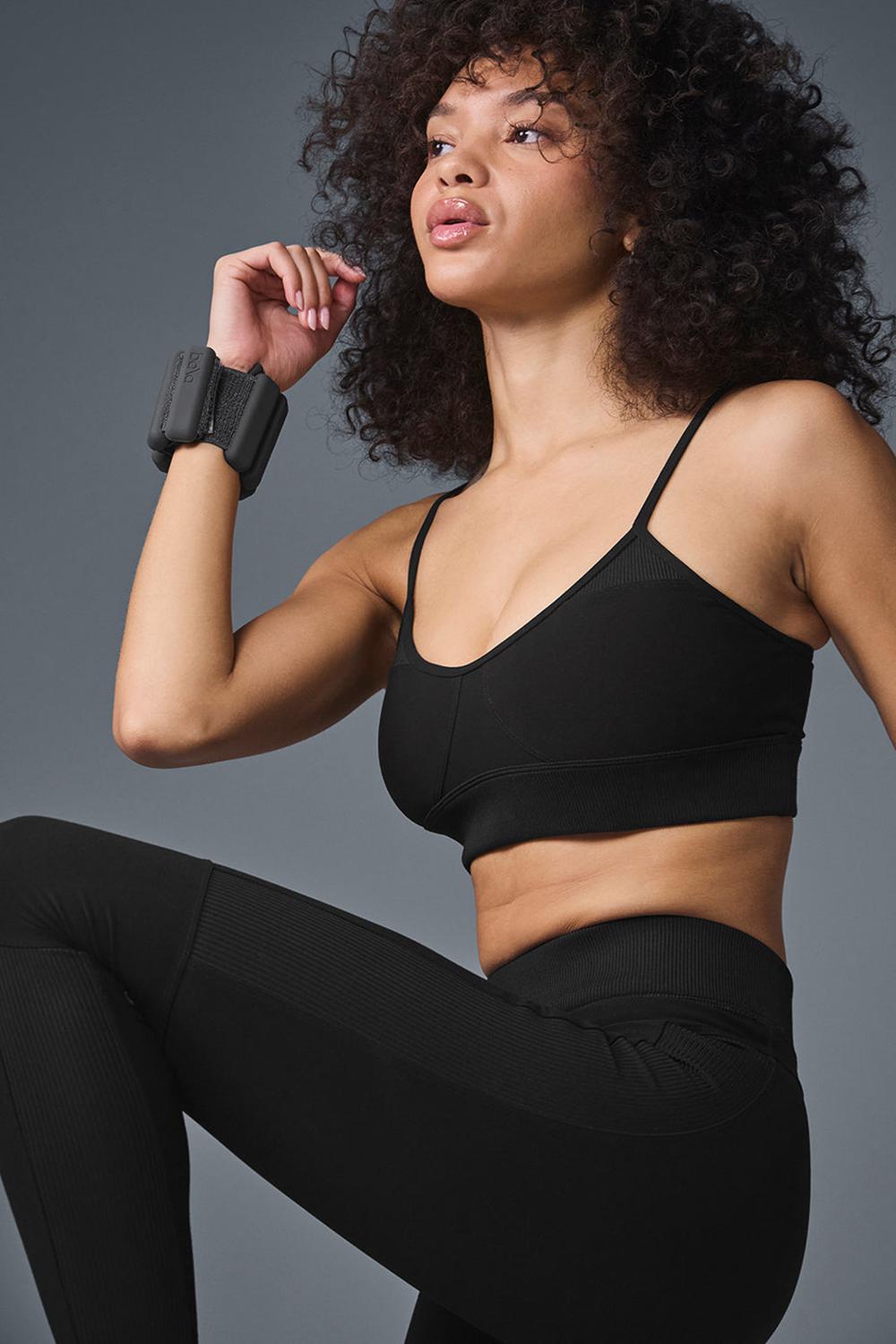Alo Yoga Alosoft Head Start Donna Reggiseno Nere | Italia  PVC-517462