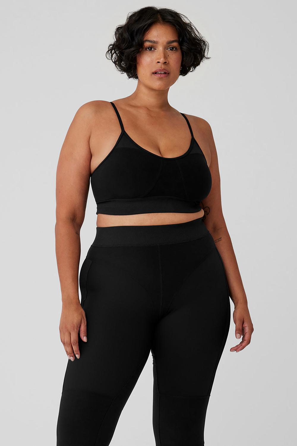 Alo Yoga Alosoft Head Start Donna Reggiseno Nere | Italia  PVC-517462