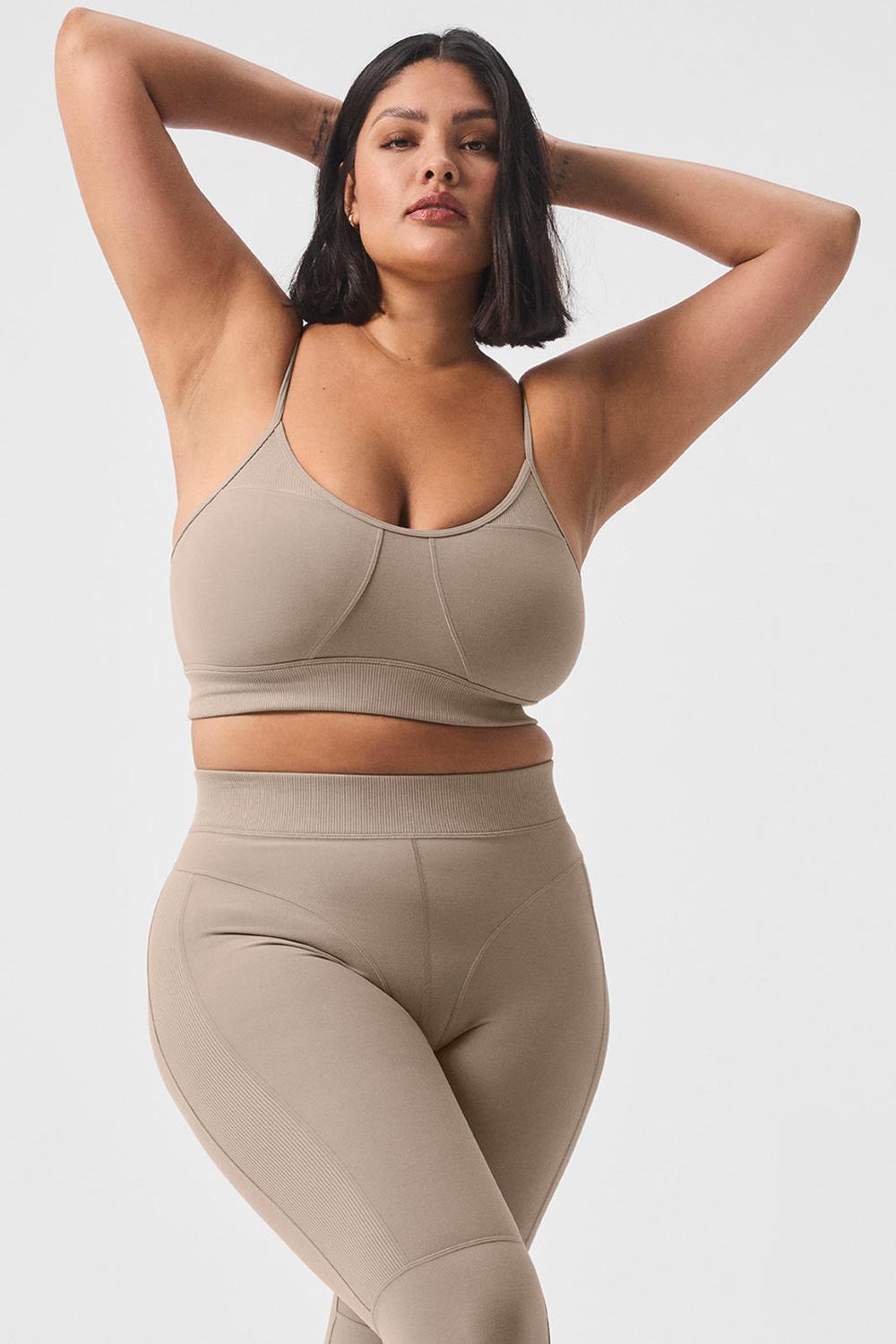 Alo Yoga Alosoft Head Start Donna Reggiseno Gravel | Italia  HCA-724590
