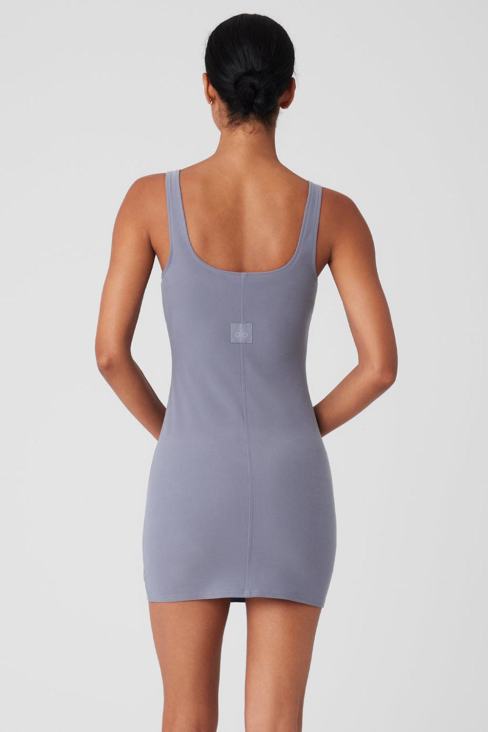 Alo Yoga Alosoft Head Start Donna Vestito Fog | Italia  CMN-710549
