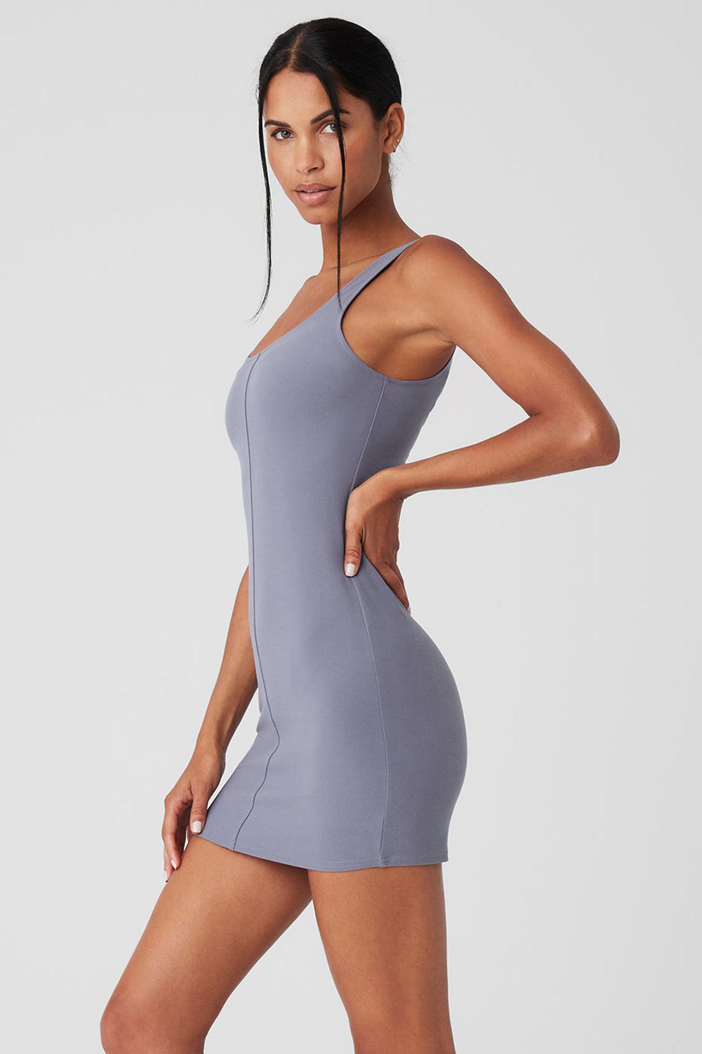 Alo Yoga Alosoft Head Start Donna Vestito Fog | Italia  CMN-710549