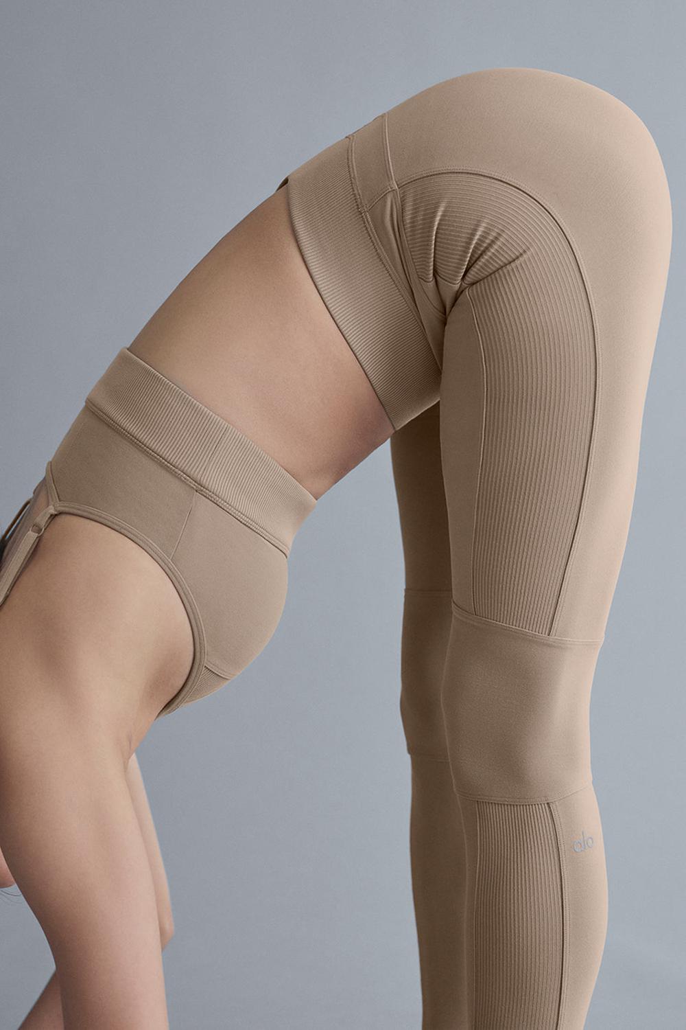 Alo Yoga Alosoft High-Waist Head Start Donna Legging Gravel | Italia  UMO-408215