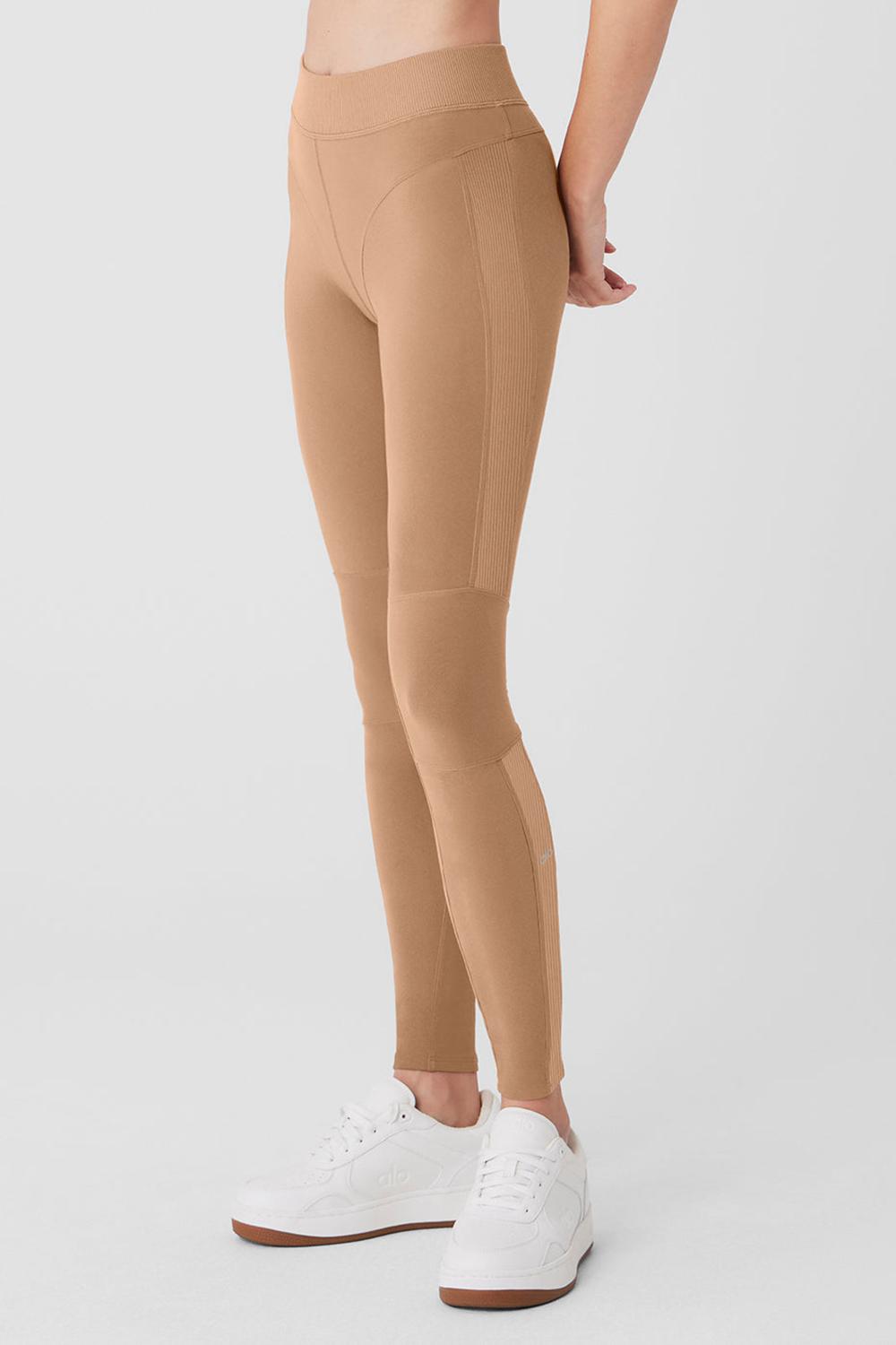 Alo Yoga Alosoft High-Waist Head Start Donna Legging Toasted Almond | Italia  TDG-952378