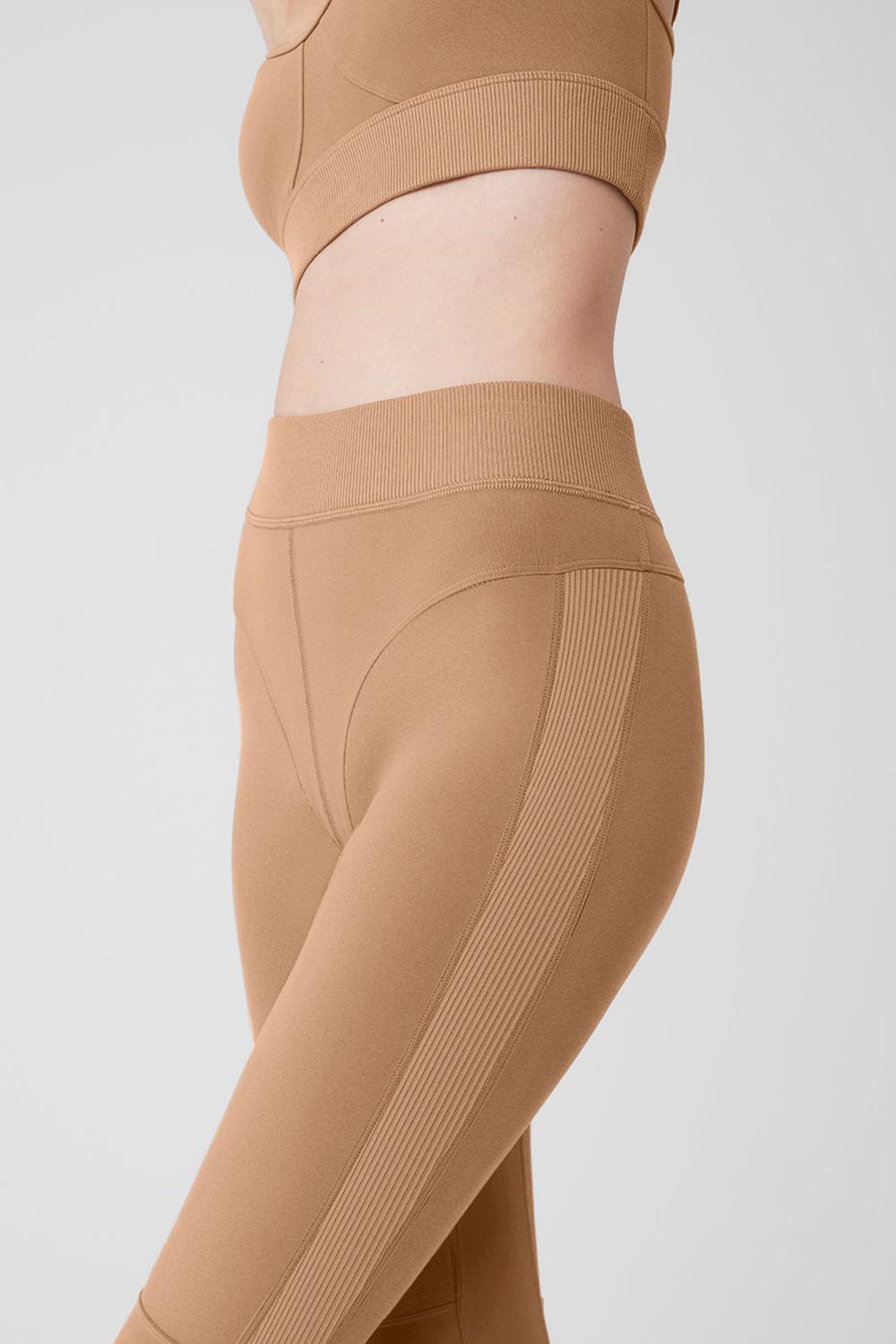 Alo Yoga Alosoft High-Waist Head Start Donna Legging Toasted Almond | Italia  TDG-952378