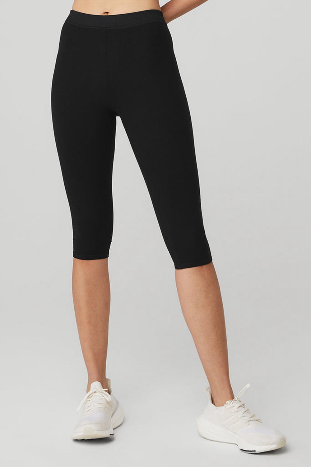 Alo Yoga Alosoft High-Waist Iconic 90\'sri Donna Legging Nere | Italia  ROJ-960725