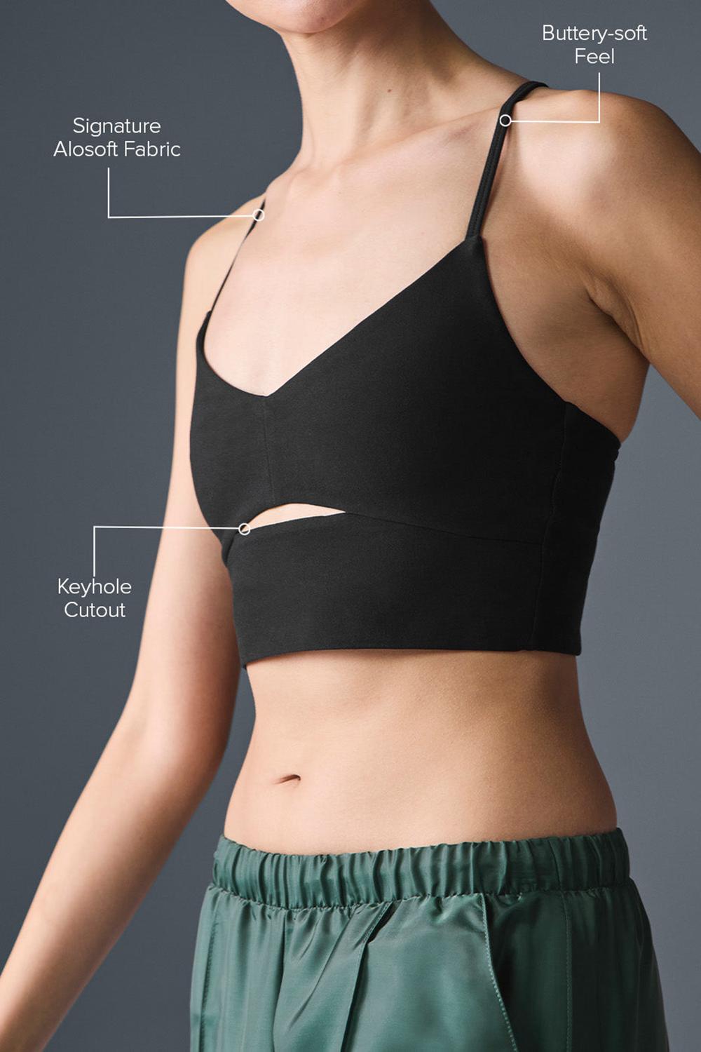 Alo Yoga Alosoft Highlight Donna Reggiseno Nere | Italia  RPV-497832