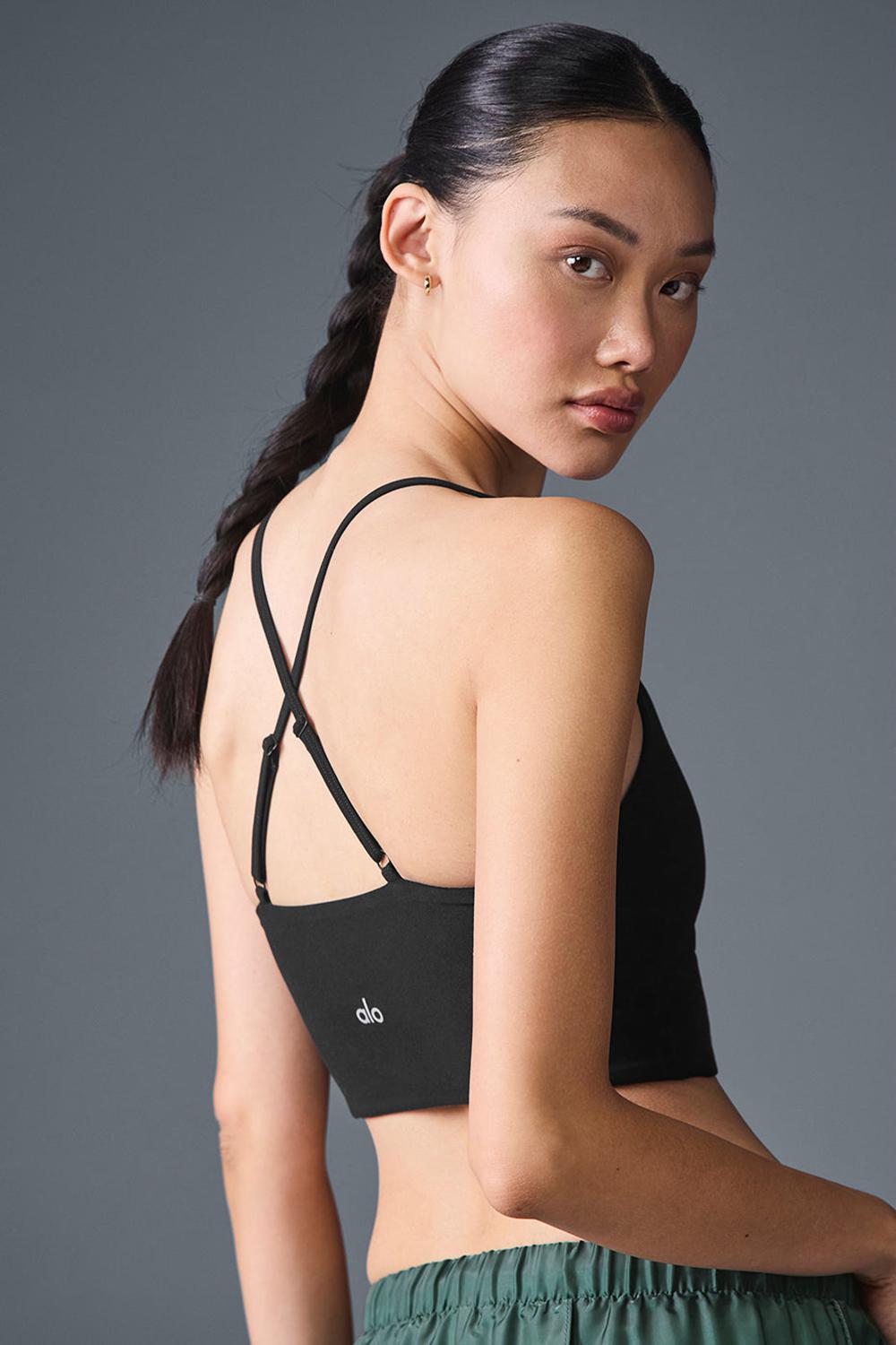 Alo Yoga Alosoft Highlight Donna Reggiseno Nere | Italia  RPV-497832
