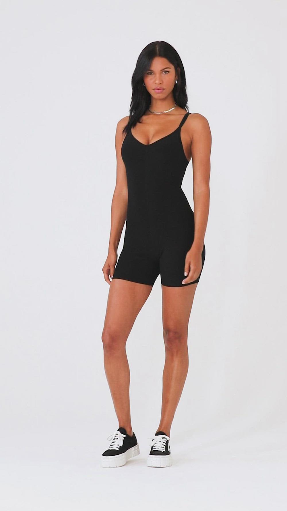 Alo Yoga Alosoft Suns Out Donna Onesie Nere | Italia  NSG-926810