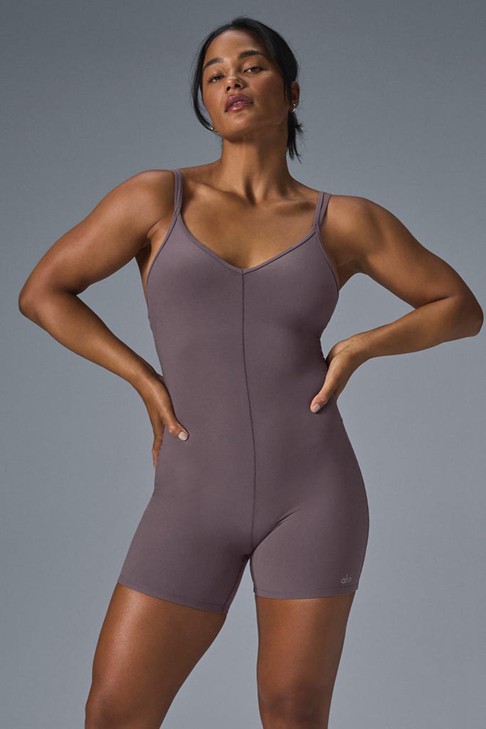 Alo Yoga Alosoft Suns Out Donna Onesie Raisinette | Italia  XGO-834756