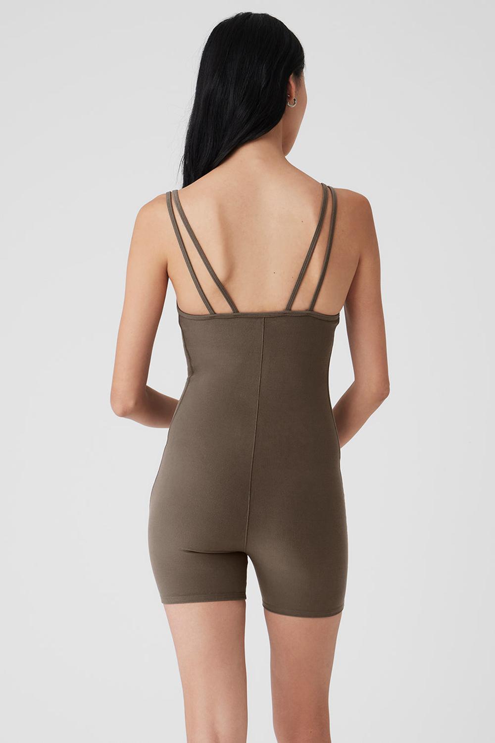 Alo Yoga Alosoft Suns Out Donna Onesie Verde Oliva | Italia  MGS-845639