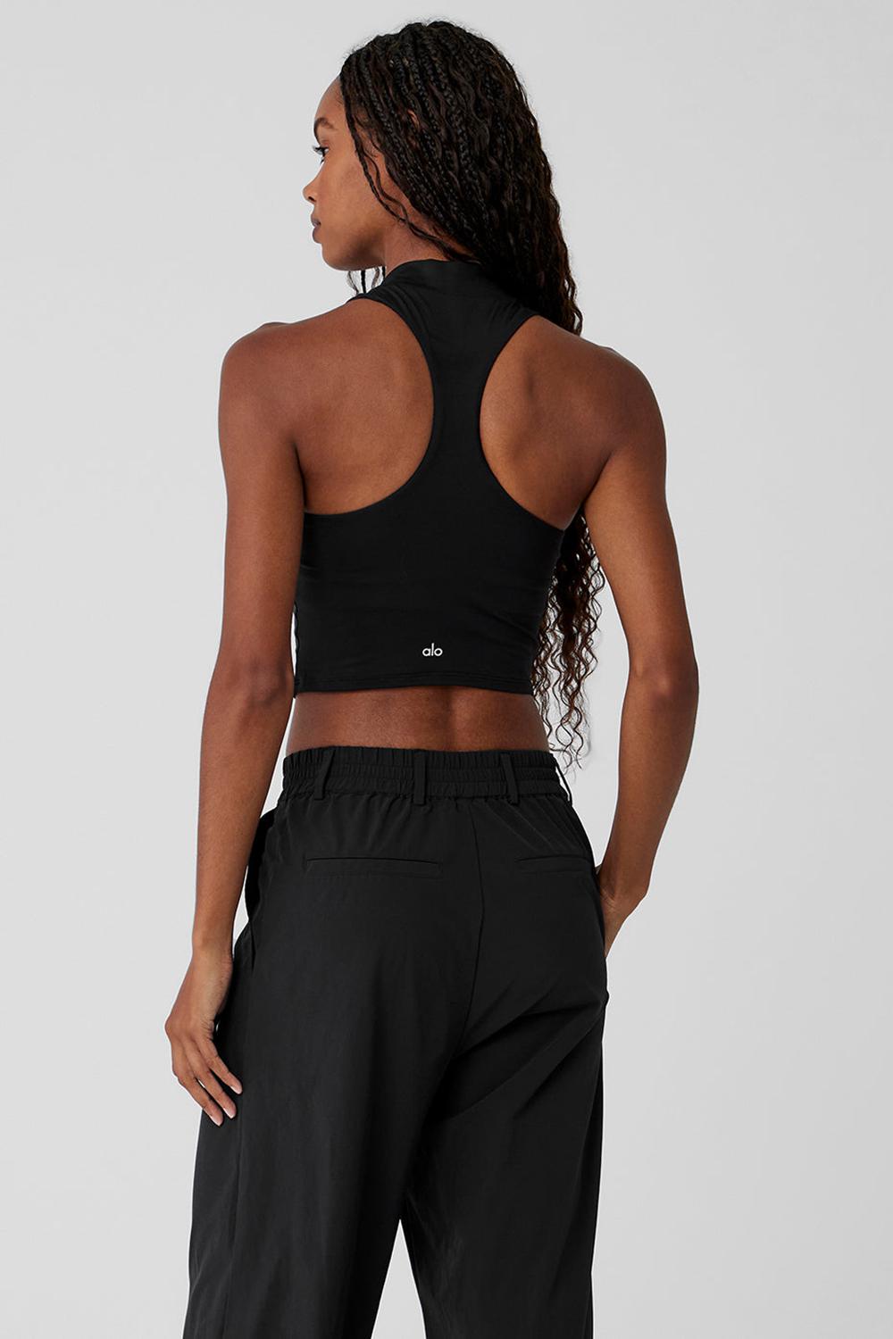 Alo Yoga Alosoft Top That Donna Bra Tank Nere | Italia  HGZ-257436