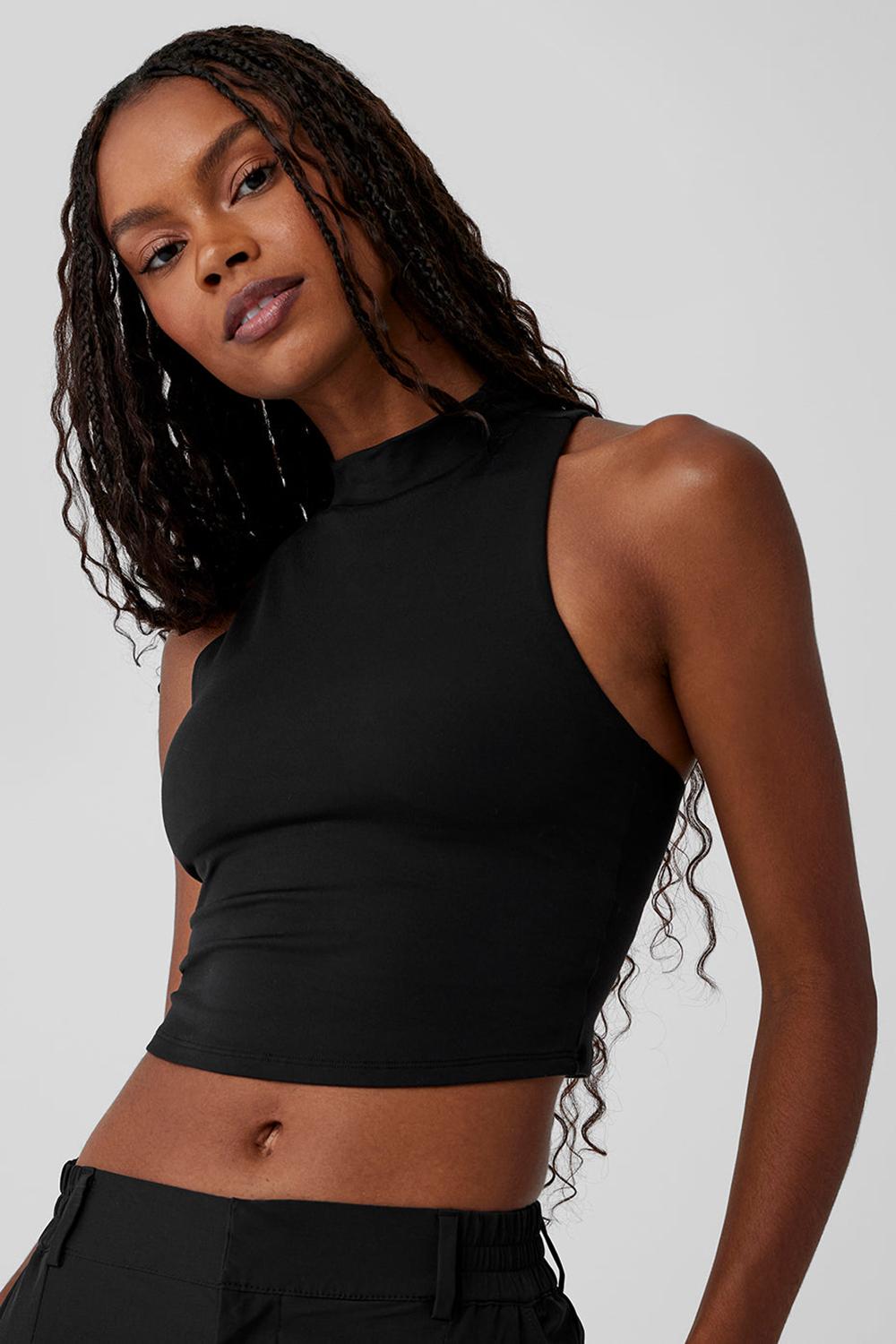 Alo Yoga Alosoft Top That Donna Bra Tank Nere | Italia  HGZ-257436