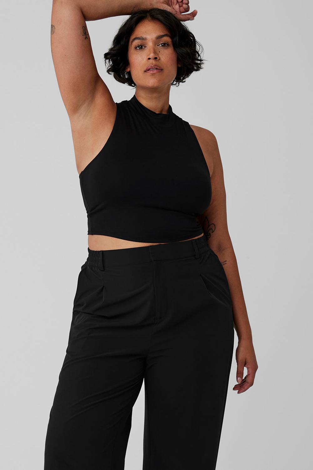 Alo Yoga Alosoft Top That Donna Bra Tank Nere | Italia  HGZ-257436