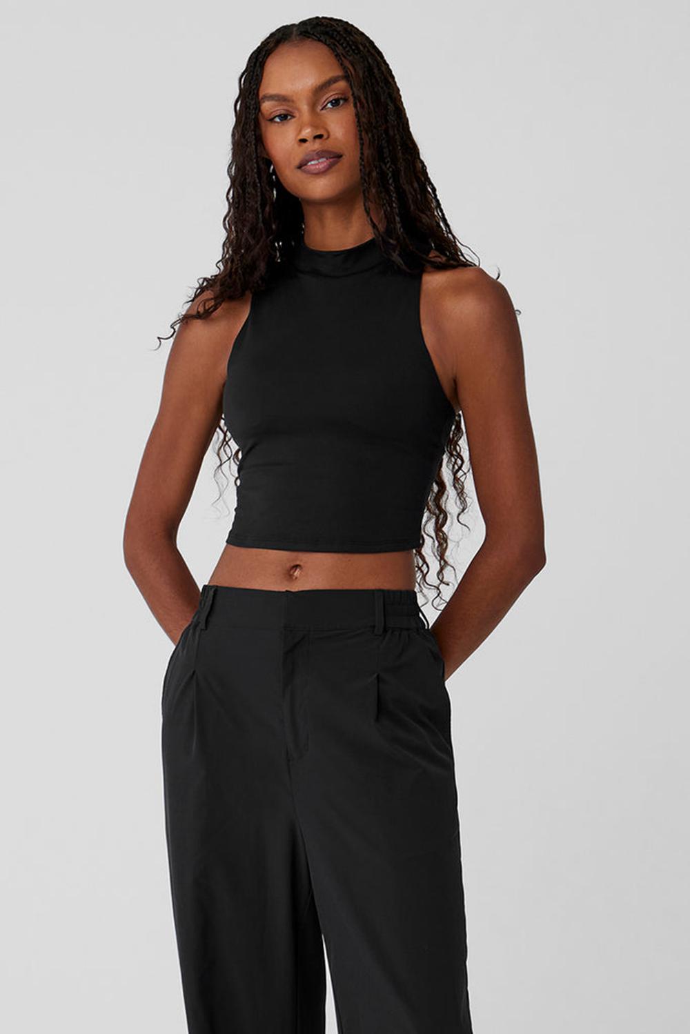 Alo Yoga Alosoft Top That Donna Bra Tank Nere | Italia  HGZ-257436