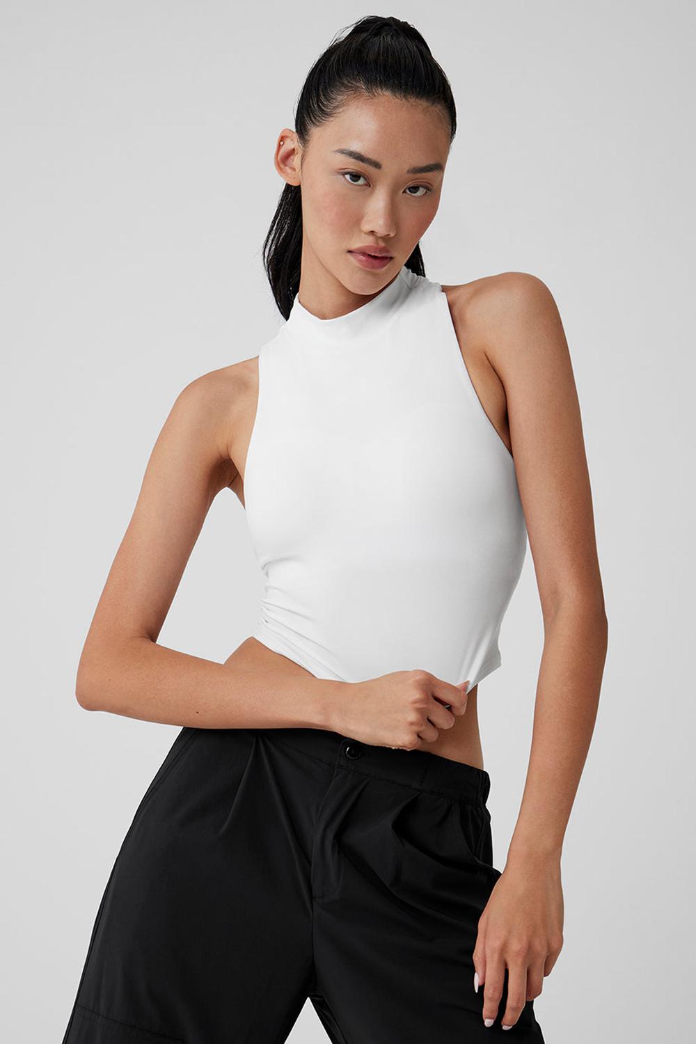 Alo Yoga Alosoft Top That Donna Bra Tank Bianche | Italia  WTI-574231