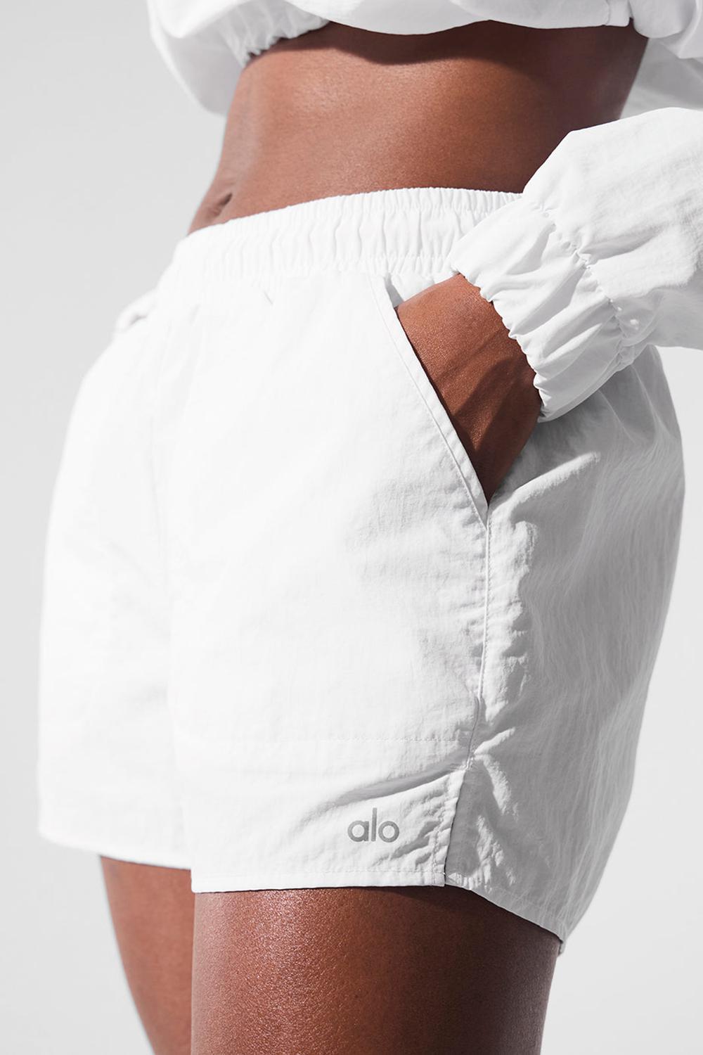 Alo Yoga Alumni Donna Short Bianche | Italia  GML-426015