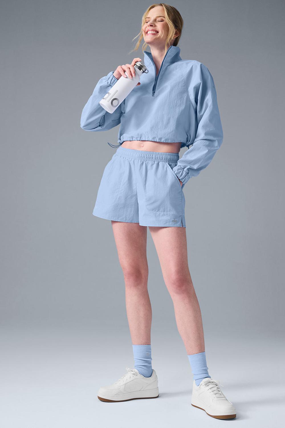 Alo Yoga Alumni Donna Short Blu | Italia  CVR-859740