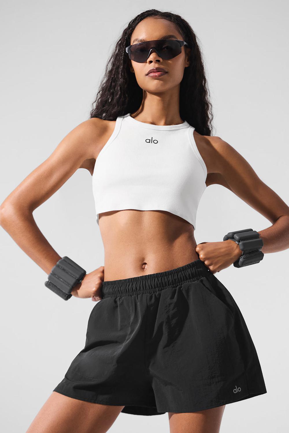 Alo Yoga Aspire Donna Tank Bianche Nere | Italia  IHY-394185