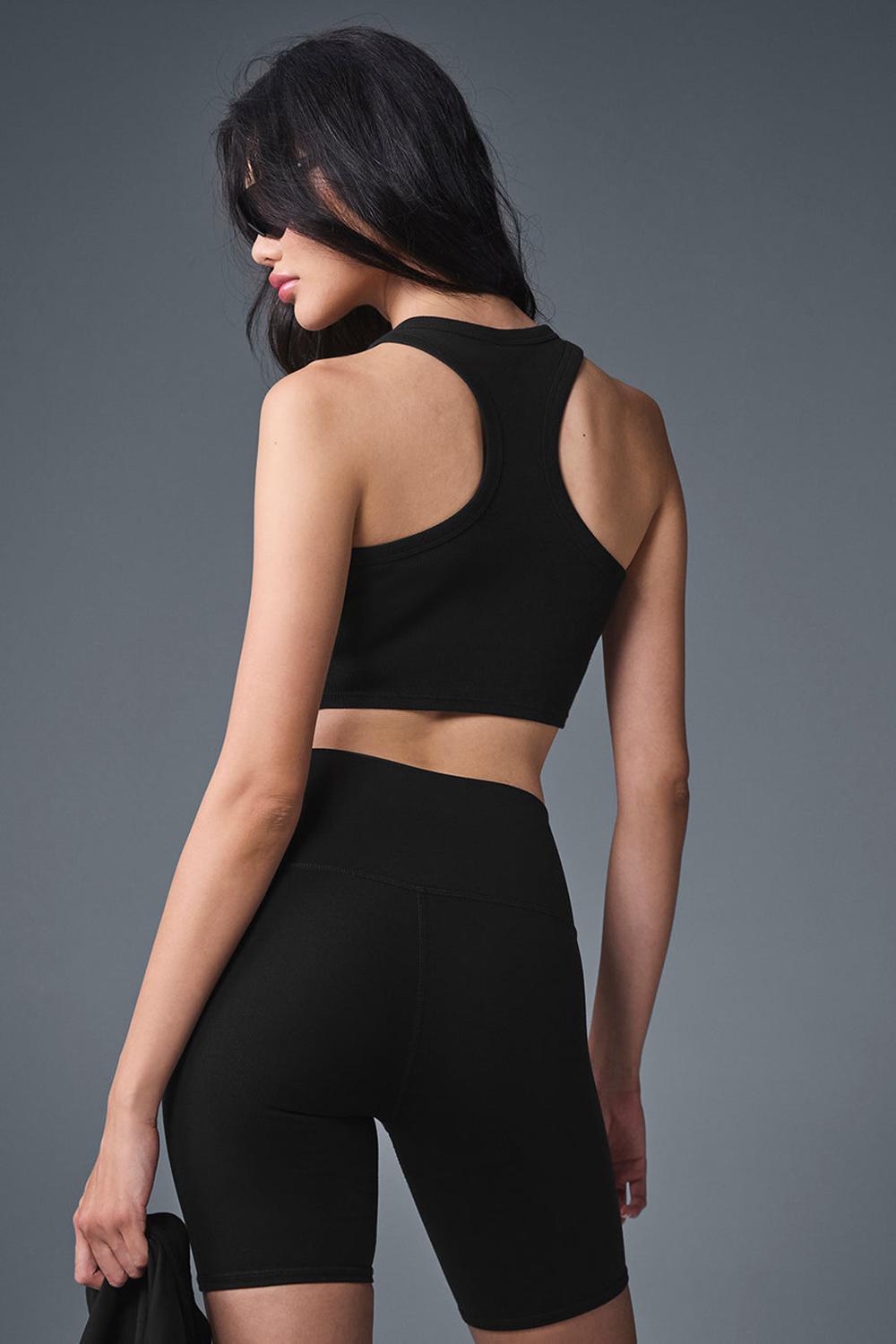 Alo Yoga Aspire Donna Tank Nere Bianche | Italia  WOE-840375