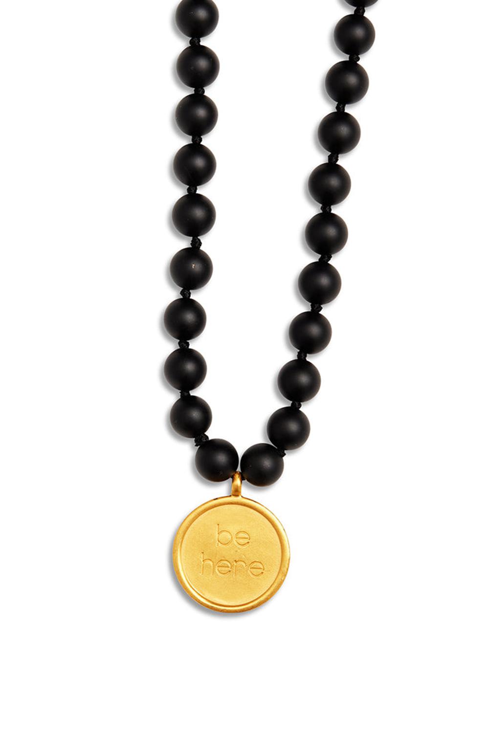 Alo Yoga Black Onyx Mala Uomo Collana Nere | Italia  HGV-705423