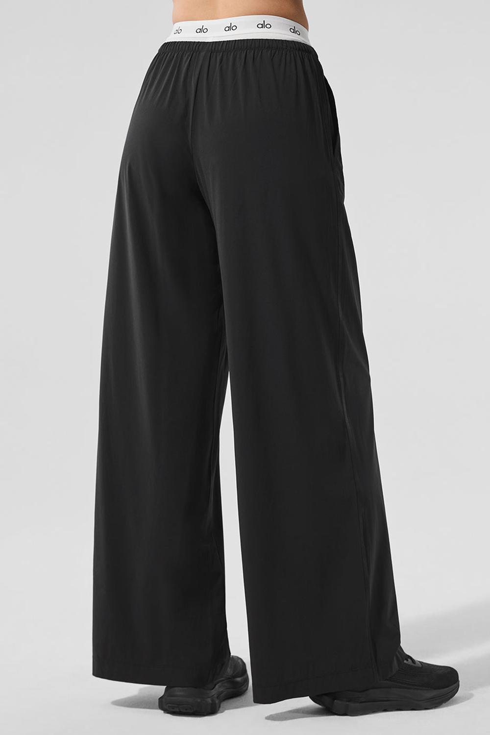 Alo Yoga Breezy Wide Leg Donna Pant Nere | Italia  MWI-687134