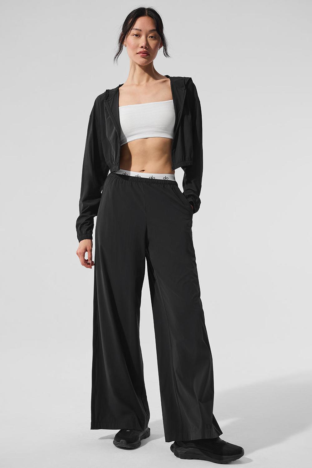 Alo Yoga Breezy Wide Leg Donna Pant Nere | Italia  MWI-687134
