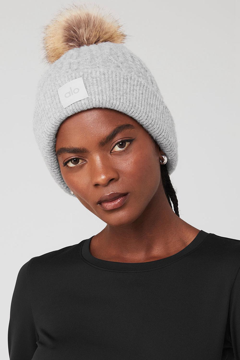 Alo Yoga Cable Knit Donna Berretto Grigie | Italia  DHX-172805