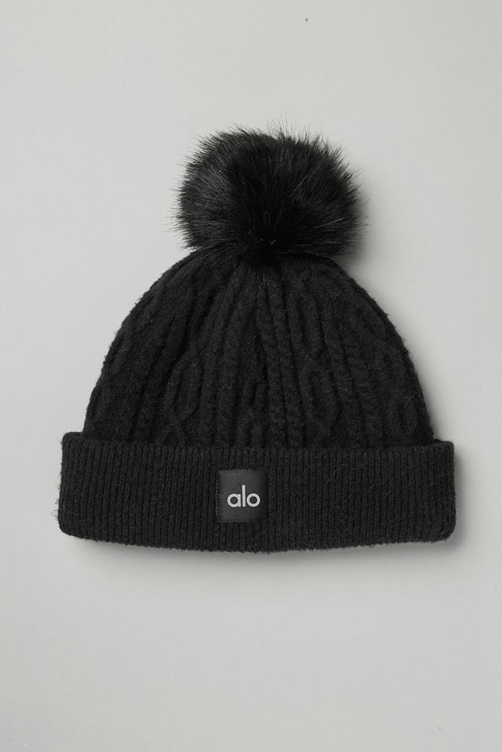 Alo Yoga Cable Knit Donna Berretto Nere | Italia  AQO-362871