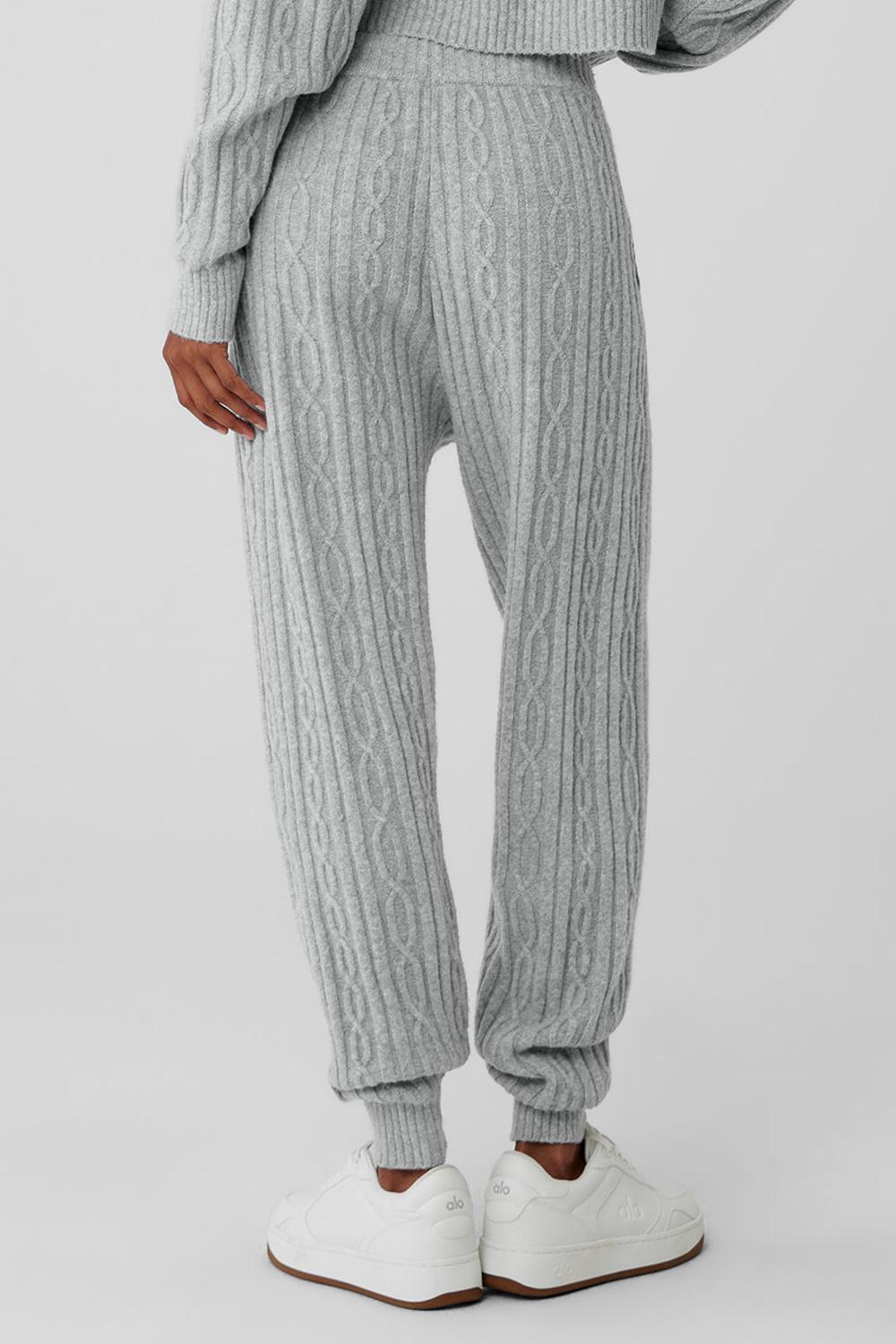 Alo Yoga Cable Knit Winter Bliss Donna Pant Grigie | Italia  ALV-692783