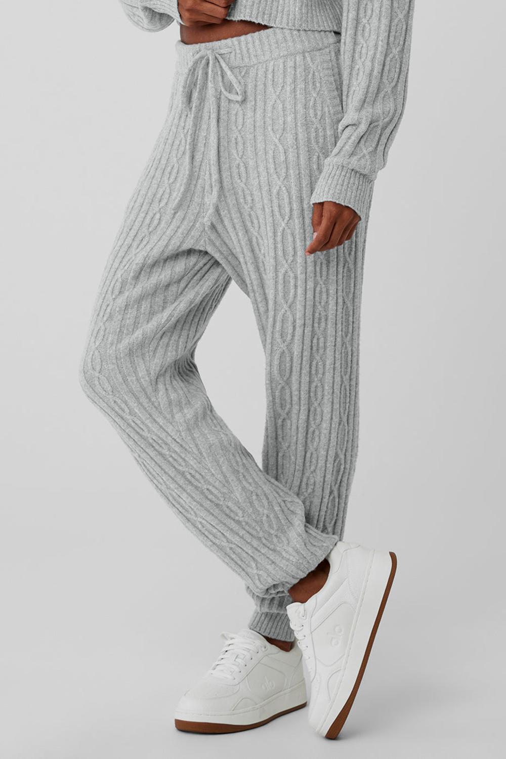Alo Yoga Cable Knit Winter Bliss Donna Pant Grigie | Italia  ALV-692783