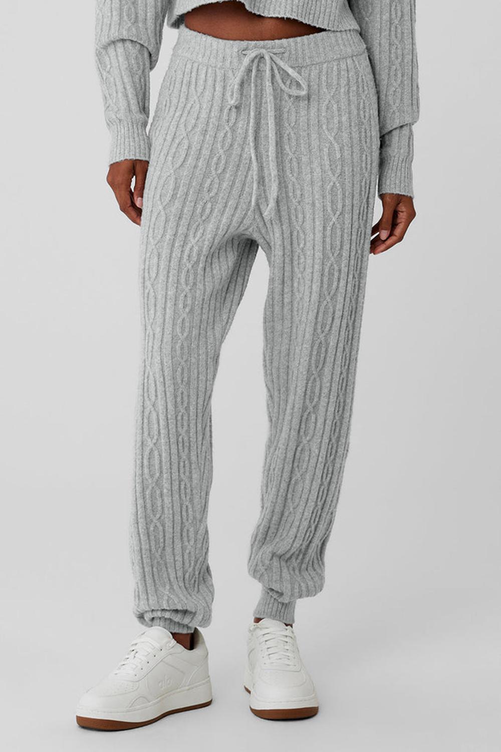 Alo Yoga Cable Knit Winter Bliss Donna Pant Grigie | Italia  ALV-692783