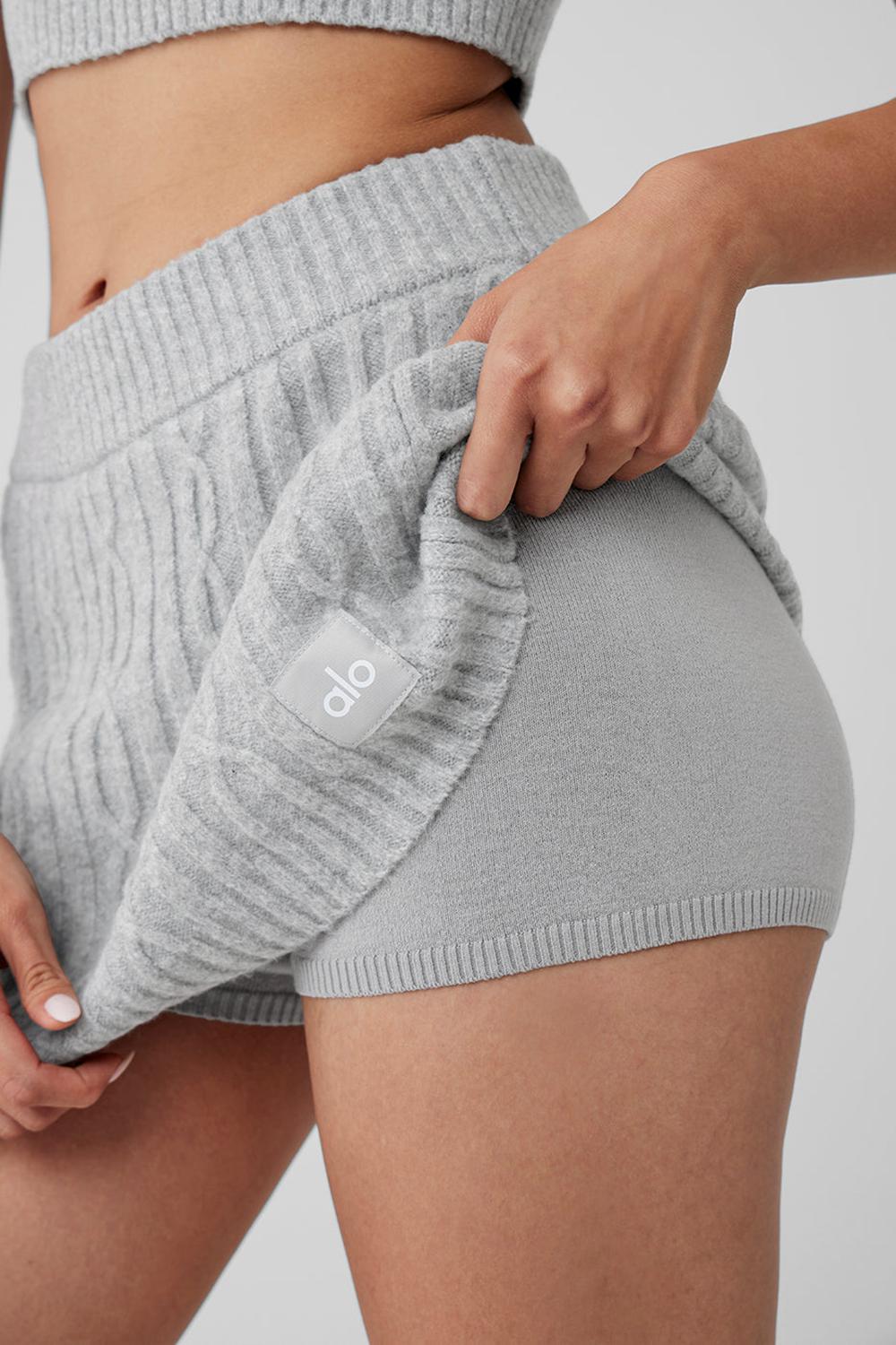 Alo Yoga Cable Knit Winter Bliss Mini Donna Gonna Grigie | Italia  RPV-428965