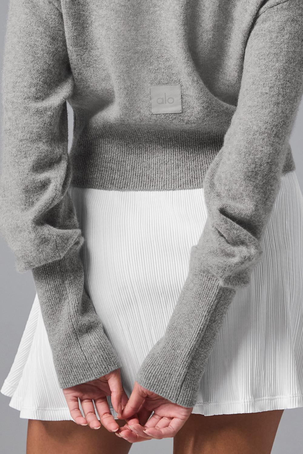 Alo Yoga Cashmere Jet Set Donna Cardigan Grigie | Italia  KAN-783260
