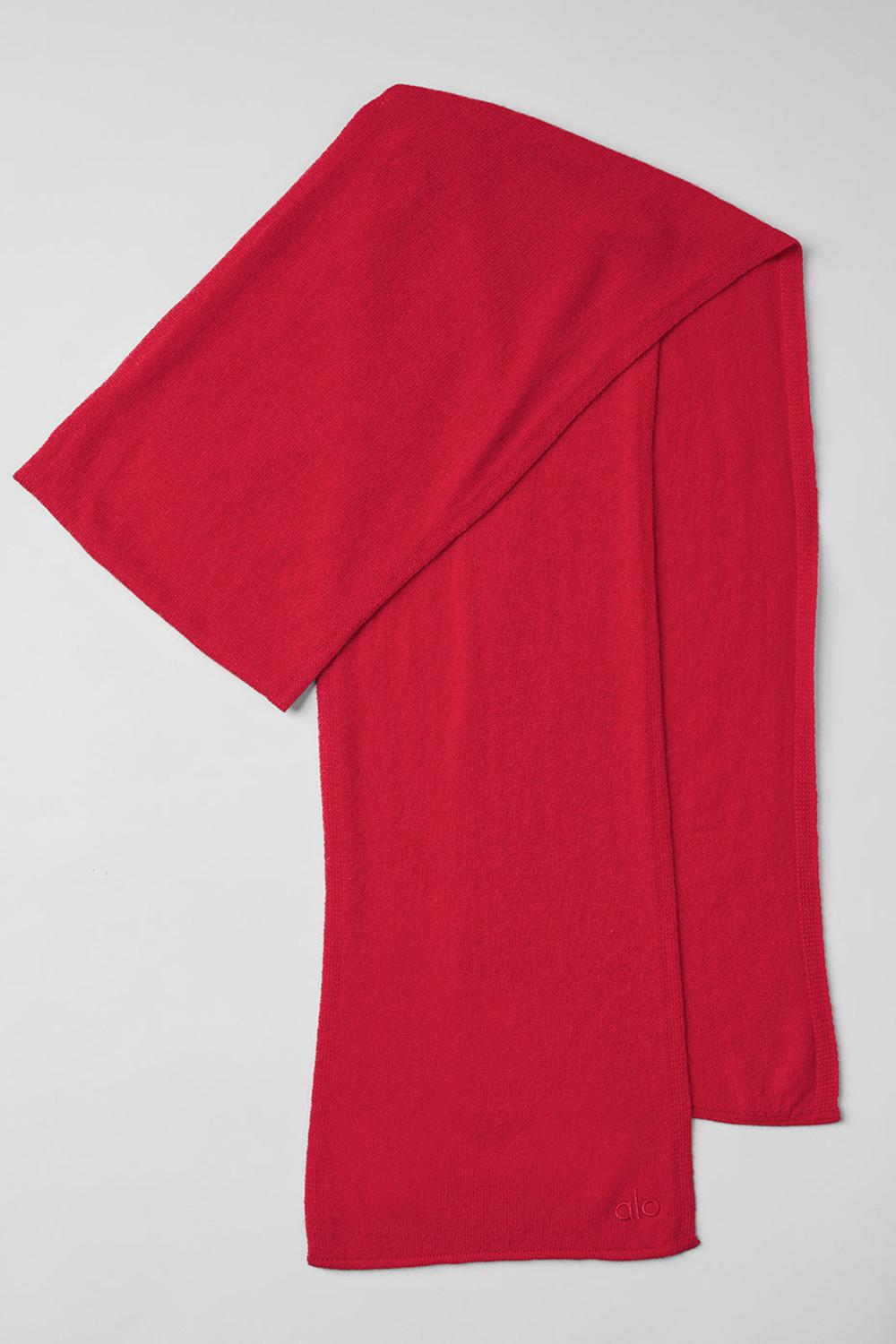Alo Yoga Cashmere Light Frosted Donna Sciarpa Rosse | Italia  KXQ-817029