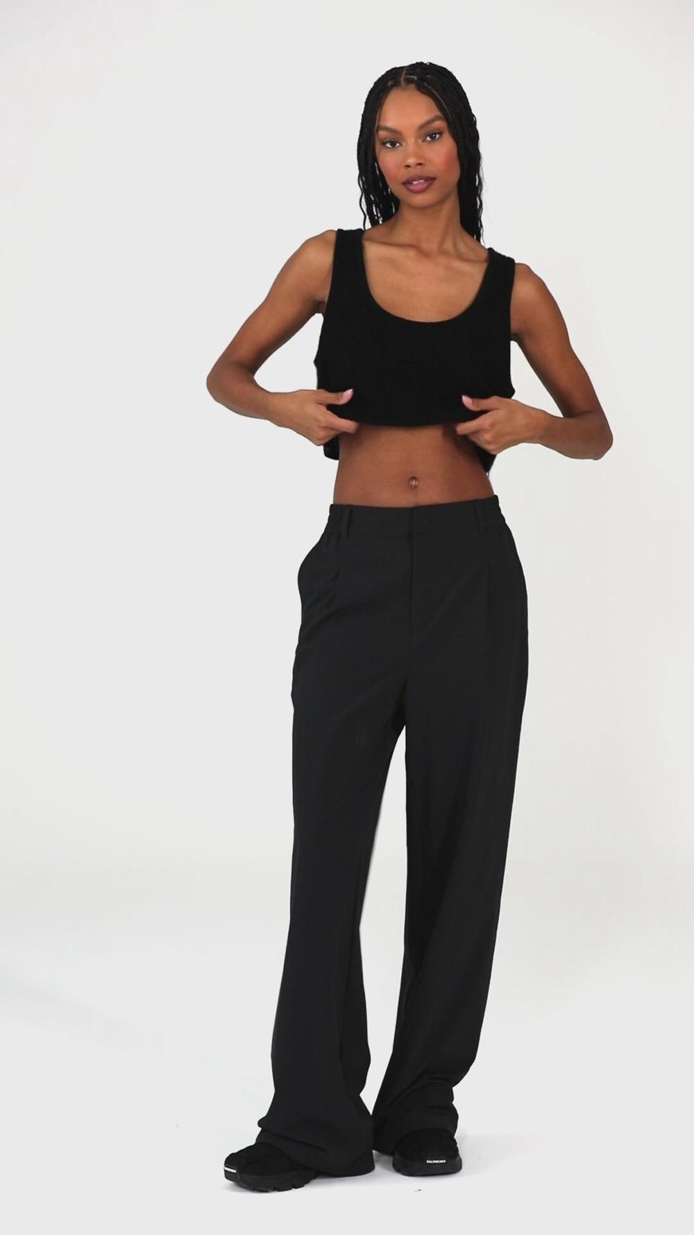 Alo Yoga Cashmere Plush Waffle Cropped Donna Tank Ivory | Italia  UYF-817936