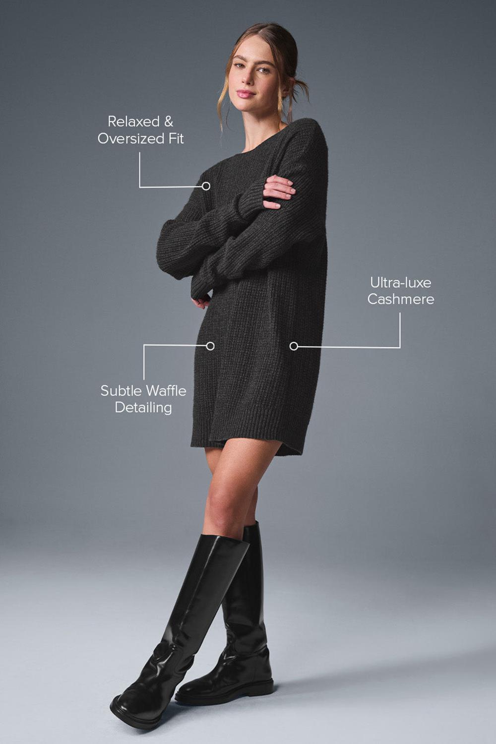 Alo Yoga Cashmere Plush Waffle Donna Vestito Corallo Grigie | Italia  HSC-127369