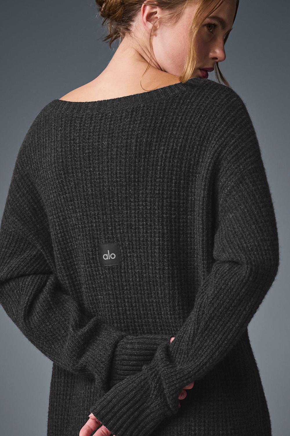 Alo Yoga Cashmere Plush Waffle Donna Vestito Corallo Grigie | Italia  HSC-127369