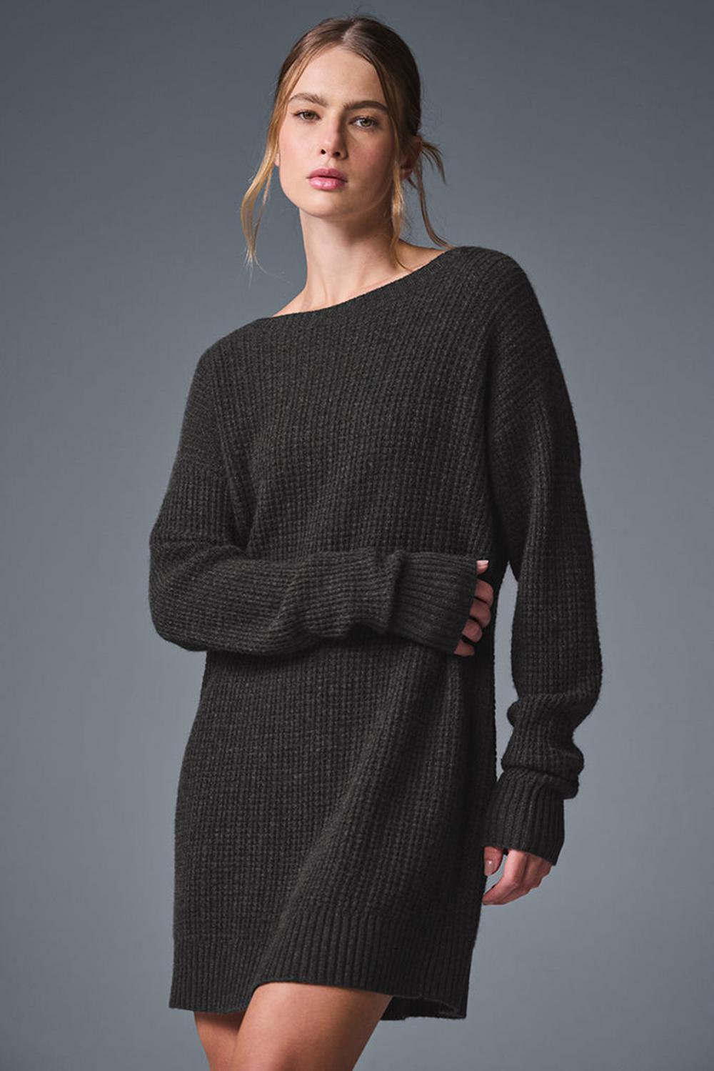 Alo Yoga Cashmere Plush Waffle Donna Vestito Corallo Grigie | Italia  HSC-127369