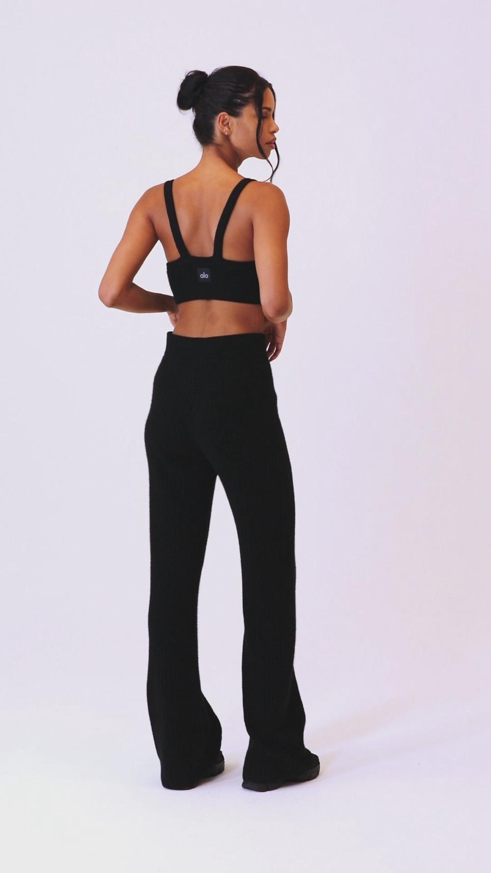 Alo Yoga Cashmere Plush Waffle V-Neck Donna Reggiseno Grigie | Italia  YMX-894601