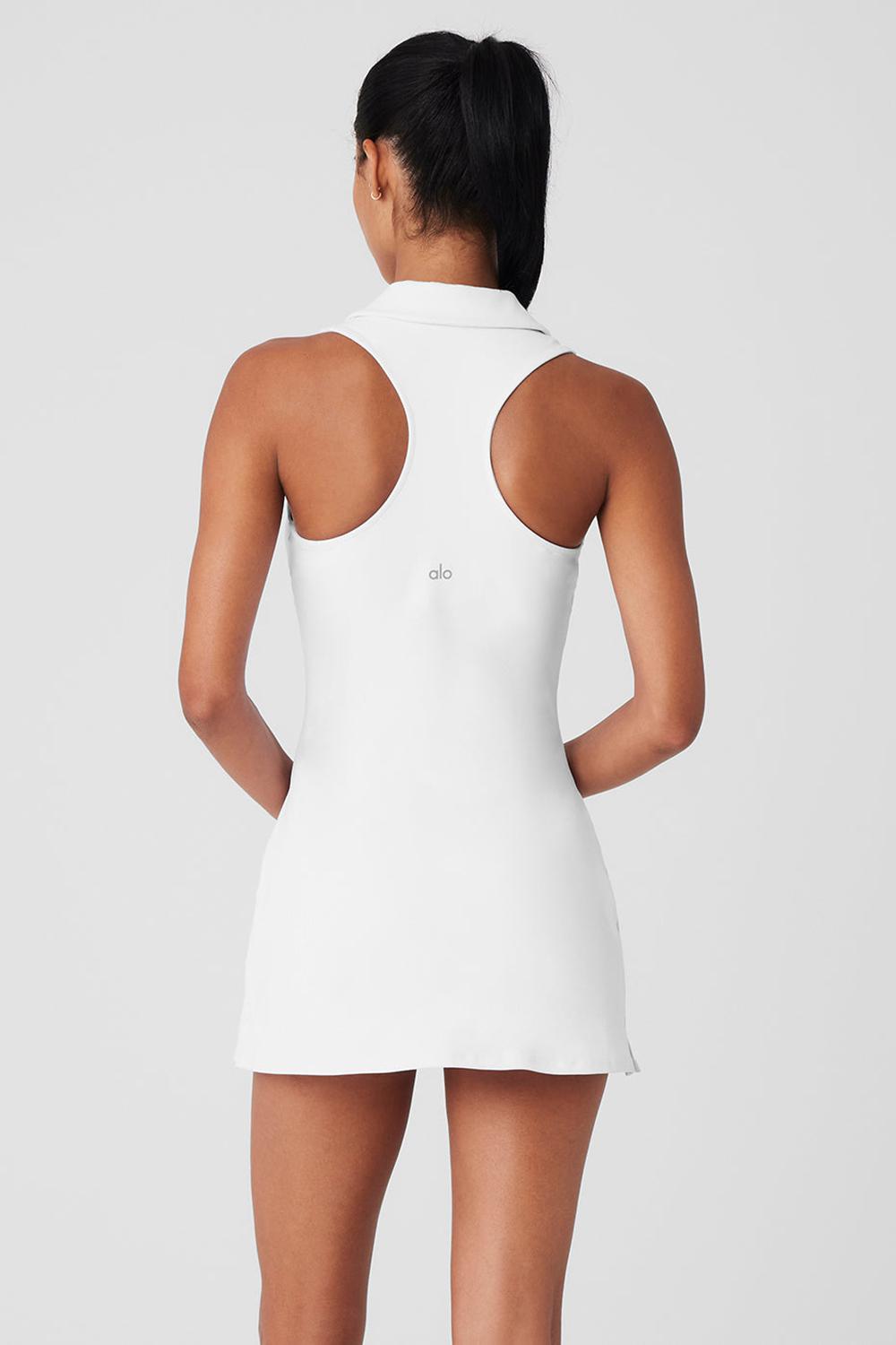 Alo Yoga Charmed Tennis Donna Vestito Bianche | Italia  LVM-715982