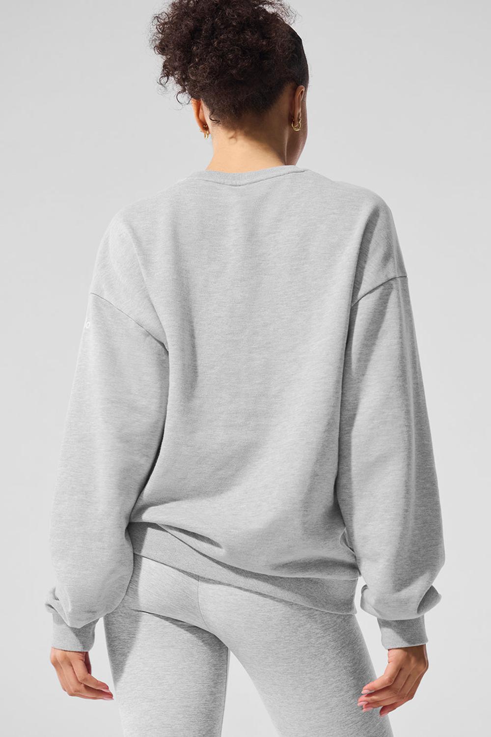 Alo Yoga Chill Crew Neck Donna Pullover Grigie | Italia  JRD-730965